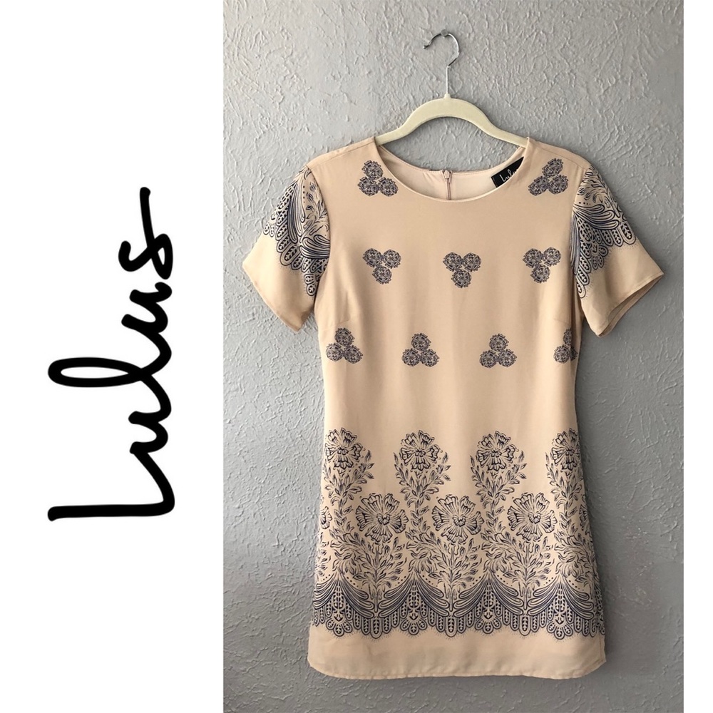 Lulus Pattern Shift Dress - Size Small Mini Dress - Lulus Dress